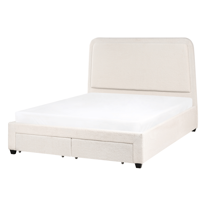 Dubbelsäng Sardent 140x200 - Off-White - Möbler - Sovrum - Sängram & sängstomme