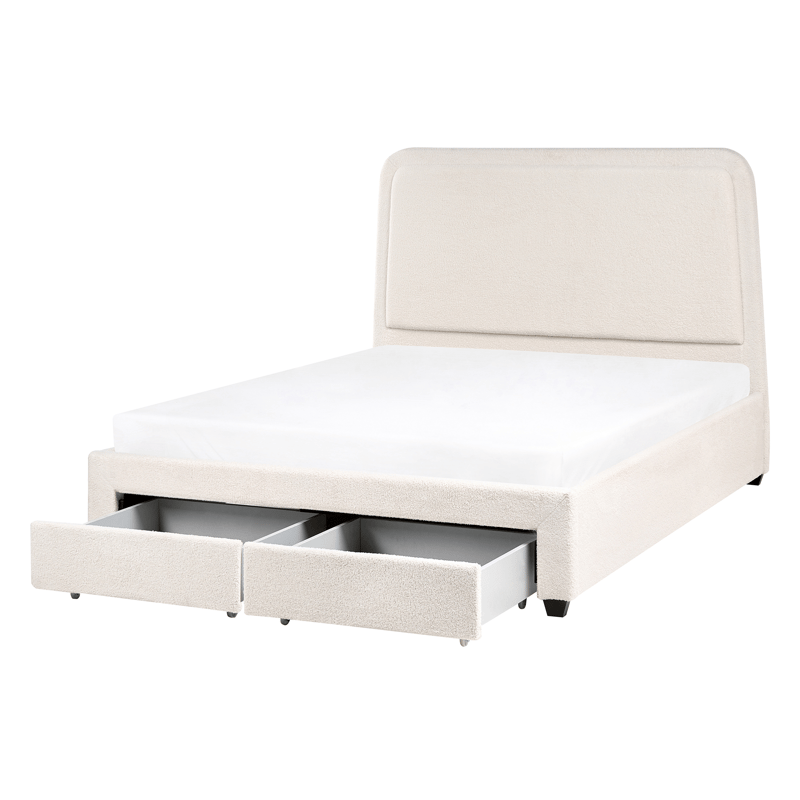 Dubbelsäng Sardent 140x200 - Off-White - Möbler - Sovrum - Sängram & sängstomme