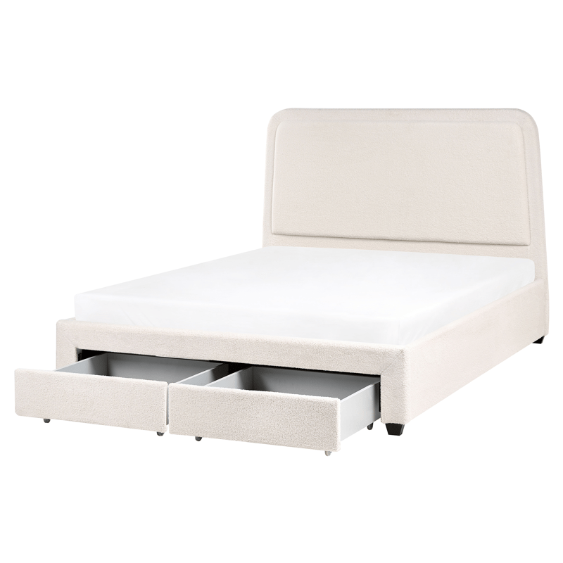 Dubbelsäng Sardent 160x200 - Off-white - Möbler - Sovrum - Sängram & sängstomme