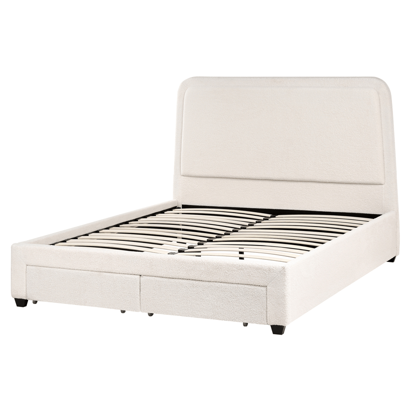 Dubbelsäng Sardent 160x200 - Off-white - Möbler - Sovrum - Sängram & sängstomme