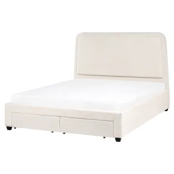 Dubbelsäng Sardent 160x200 - Off-white - Möbler - Sovrum - Sängram & sängstomme