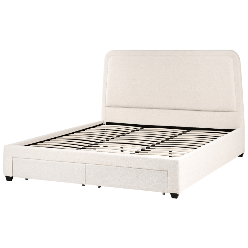 Dubbelsäng Sardent 180x200 - Off-White - Möbler - Sovrum - Sängram & sängstomme