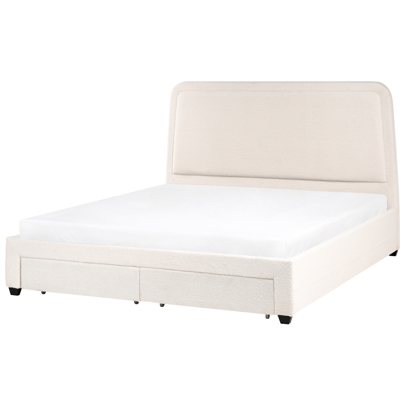 Dubbelsäng Sardent 180x200 - Off-White - Möbler - Sovrum - Sängram & sängstomme