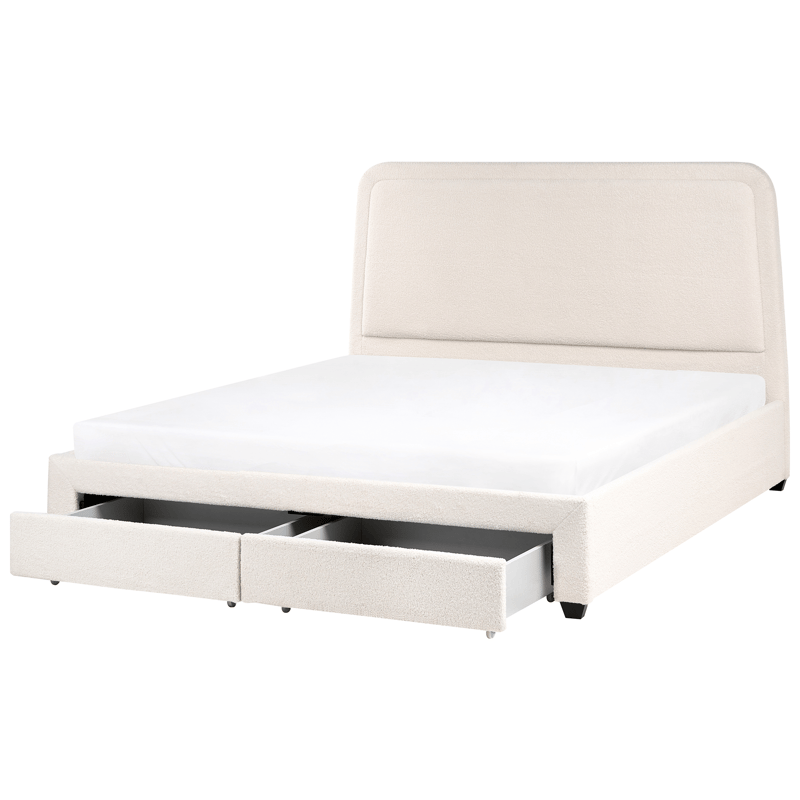 Dubbelsäng Sardent 180x200 - Off-White - Möbler - Sovrum - Sängram & sängstomme