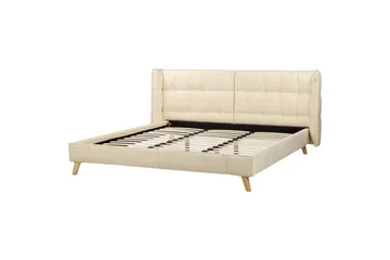 Dubbelsäng Senlis med lamellram 180x200 cm - 180x200 cm - Möbler - Sovrum - Sängram & sängstomme