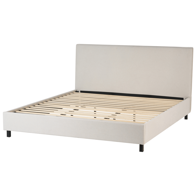 Dubbelsäng Sennez 180x200 - Beige - Möbler - Sovrum - Sängram & sängstomme