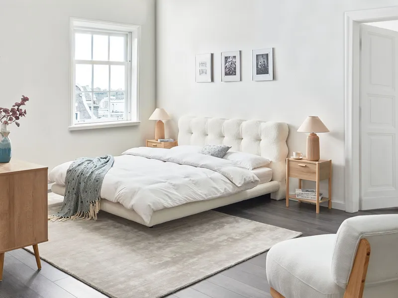 Dubbelsäng Soulisse 160x200 cm - Off-White - Möbler - Sovrum - Sängram & sängstomme