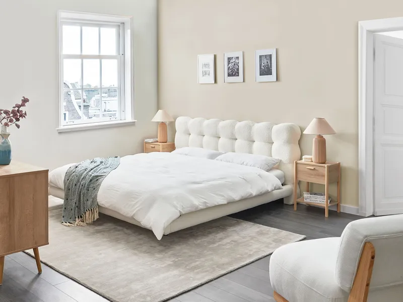 Dubbelsäng Soulisse 180x200 cm - Off-White - Möbler - Sovrum - Sängram & sängstomme