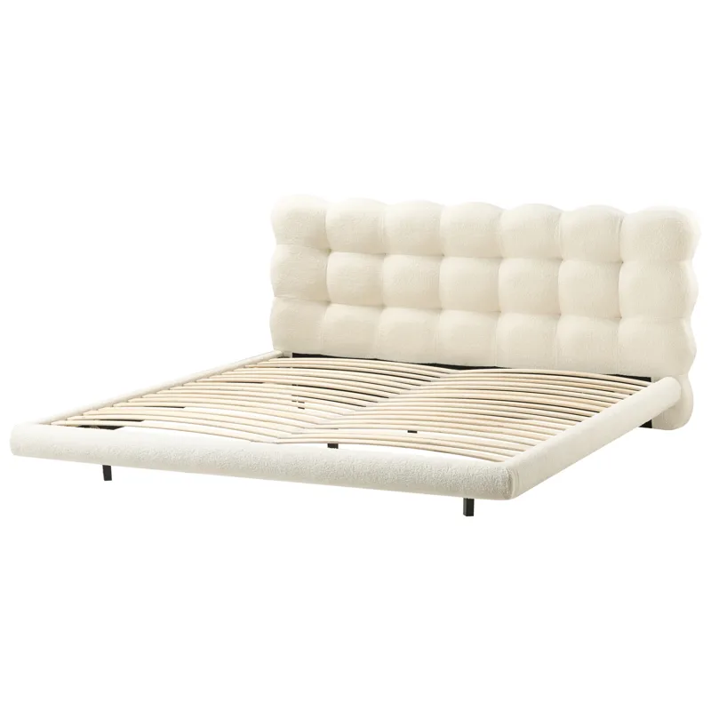Dubbelsäng Soulisse 180x200 cm - Off-White - Möbler - Sovrum - Sängram & sängstomme