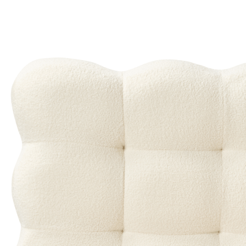Dubbelsäng Soulisse 180x200 cm - Off-White - Möbler - Sovrum - Sängram & sängstomme