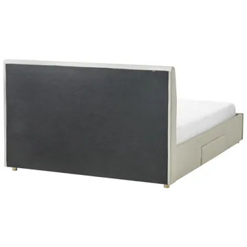 Dubbelsäng Soutrin 160x200 cm - Beige - Möbler - Sovrum - Sängram & sängstomme