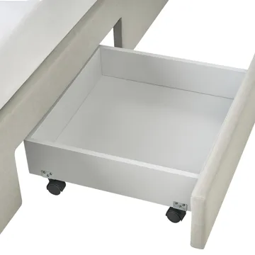 Dubbelsäng Soutrin 160x200 cm - Beige - Möbler - Sovrum - Sängram & sängstomme