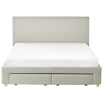 Dubbelsäng Soutrin 160x200 cm - Beige - Möbler - Sovrum - Sängram & sängstomme