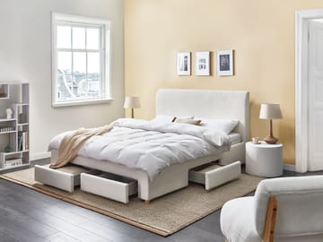 Dubbelsäng Soutrin 160x200 cm - Off-White - Möbler - Sovrum - Sängram & sängstomme