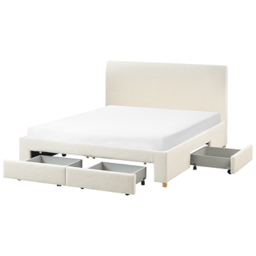 Dubbelsäng Soutrin 160x200 cm - Off-White - Möbler - Sovrum - Sängram & sängstomme