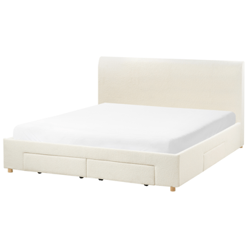 Dubbelsäng Soutrin 180x200 cm - Off-white - Möbler - Sovrum - Sängram & sängstomme