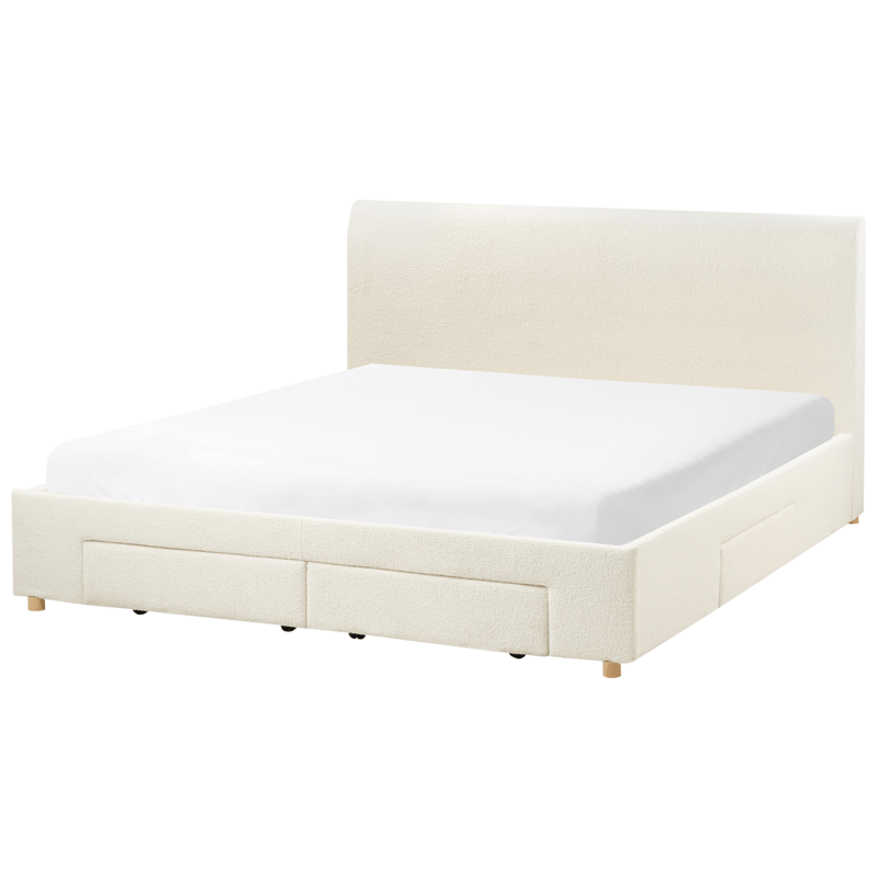 Dubbelsäng Soutrin 180x200 cm - Off-white - Möbler - Sovrum - Sängram & sängstomme