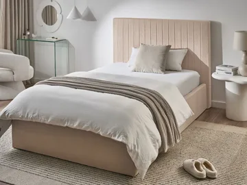 Dubbelsäng Vion 120x200 cm - Beige - Möbler - Sovrum - Sängram & sängstomme