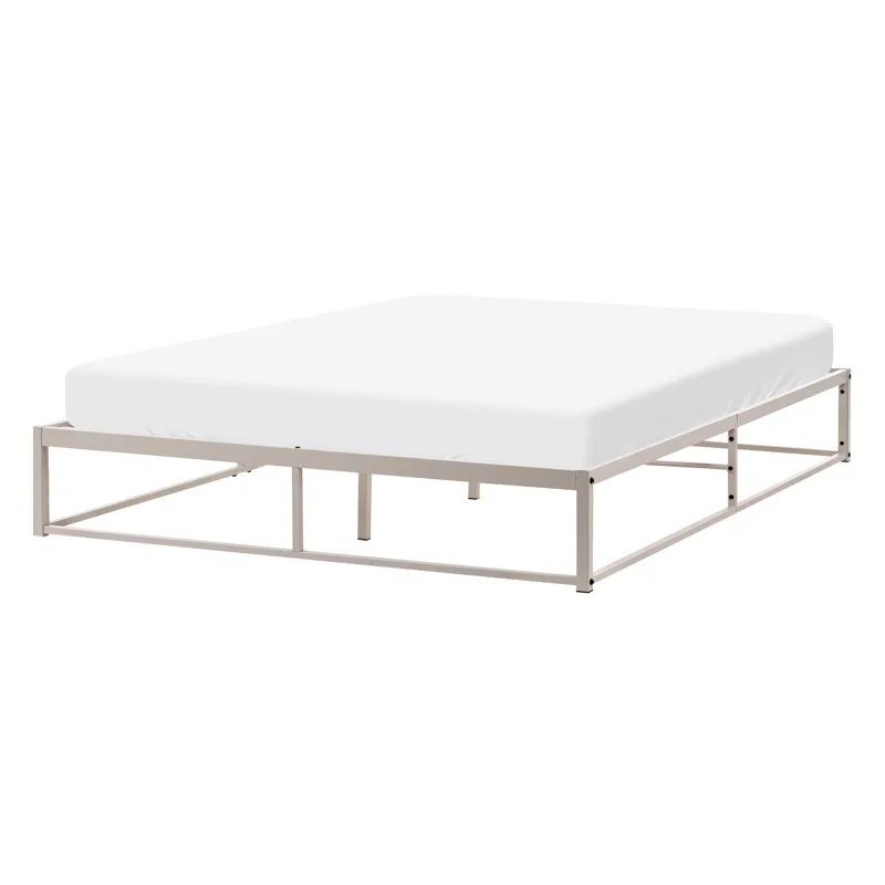 Dubbelsäng Viry 140x200 - Ljusbeige - Möbler - Sovrum - Sängram & sängstomme