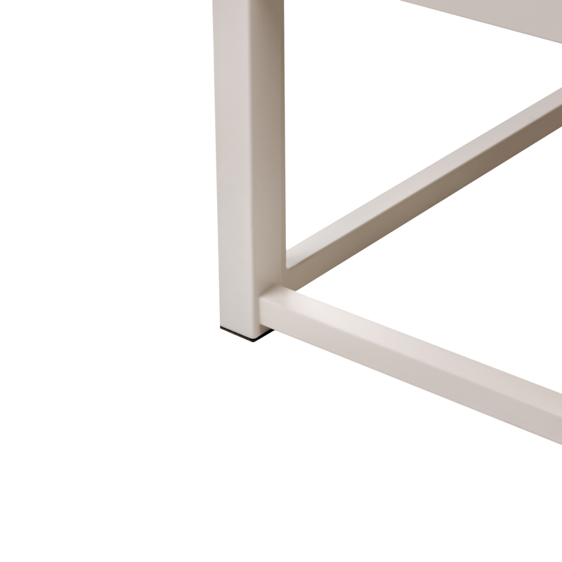 Dubbelsäng Viry 140x200 - Ljusbeige - Möbler - Sovrum - Sängram & sängstomme
