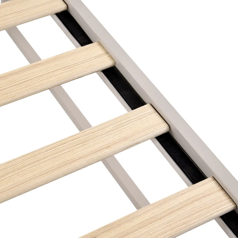 Dubbelsäng Viry 160x200 - Ljusbeige - Möbler - Sovrum - Sängram & sängstomme