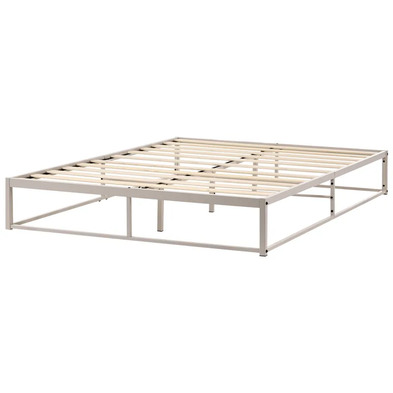 Dubbelsäng Viry 160x200 - Ljusbeige - Möbler - Sovrum - Sängram & sängstomme