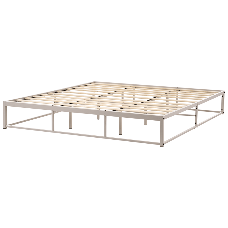 Dubbelsäng Viry 180x200 - Ljusbeige - Möbler - Sovrum - Sängram & sängstomme