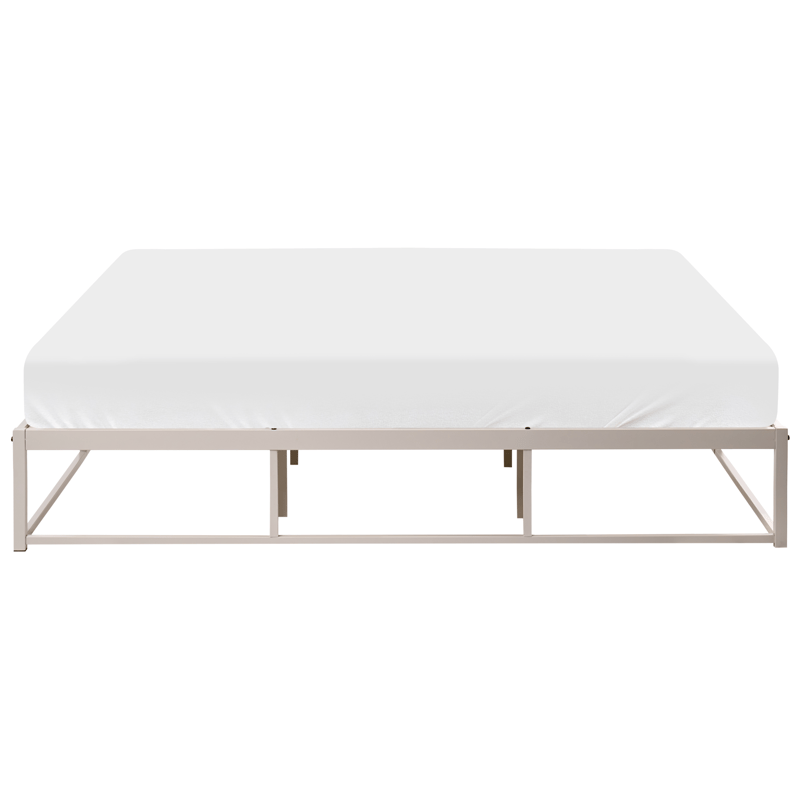 Dubbelsäng Viry 180x200 - Ljusbeige - Möbler - Sovrum - Sängram & sängstomme