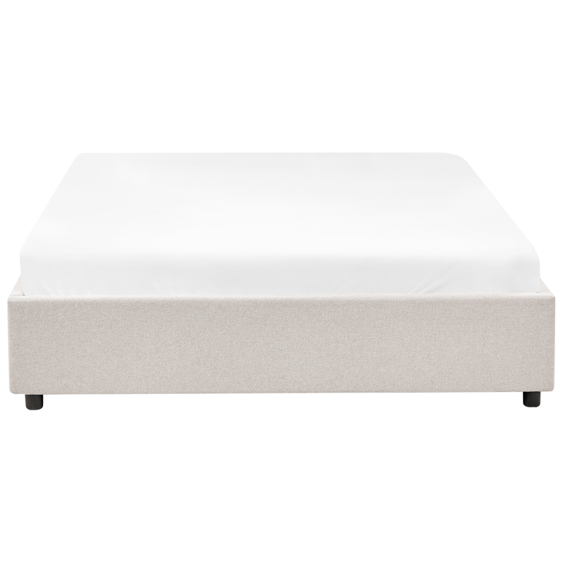 Dubbelsäng Prades 160x200 cm - Ljusbeige - Möbler - Sovrum - Sängram & sängstomme