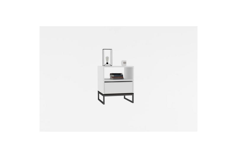 Elvarn Sängbord 51 cm - Vit - Möbler - Sovrum - Sängbord