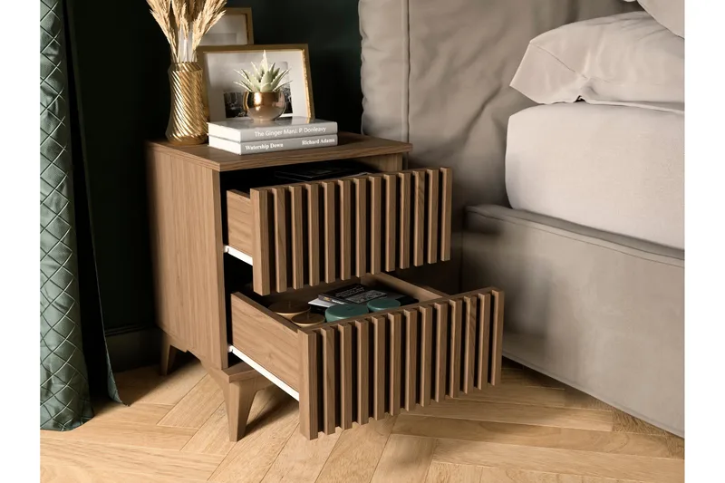 Entsian Sängbord 40 cm - Brun - Möbler - Sovrum - Sängbord