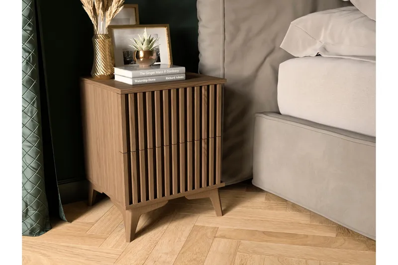 Entsian Sängbord 40 cm - Brun - Möbler - Sovrum - Sängbord