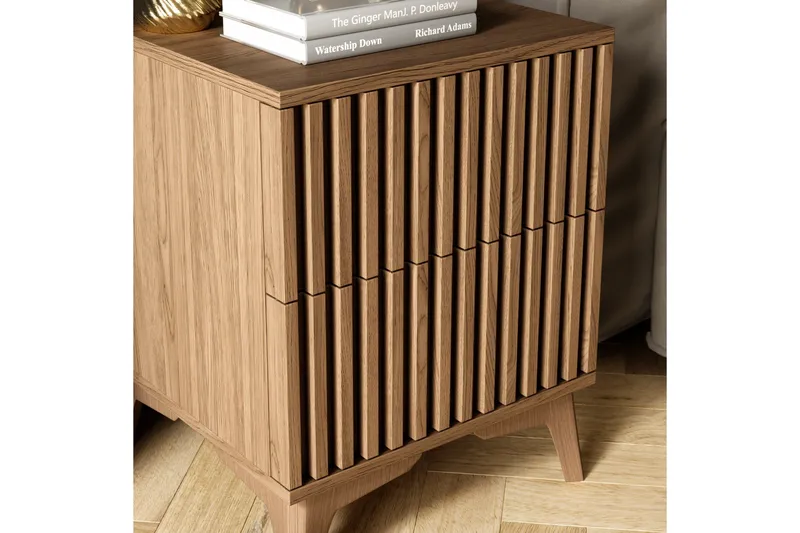 Entsian Sängbord 40 cm - Brun - Möbler - Sovrum - Sängbord