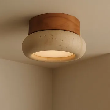 Eryvin Vägglampa 15 cm Rund - Ek Beige - Belysning - Inomhusbelysning & lampor - Vägglampor & väggbelysning