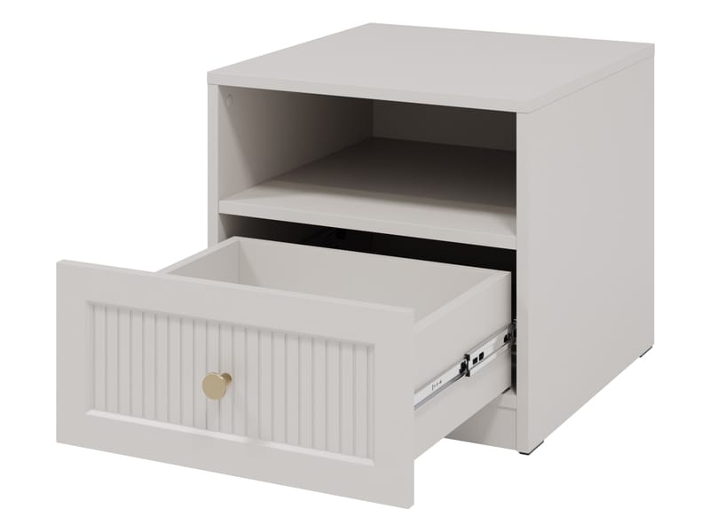 Fayric Sängbord 46 cm - Beige - Möbler - Sovrum - Sängbord