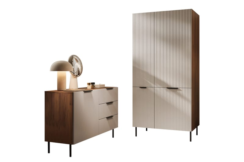 Fiesta Möbelset För Sovrum - Brun/Beige - Möbler - Sovrum - Möbelset för sovrum