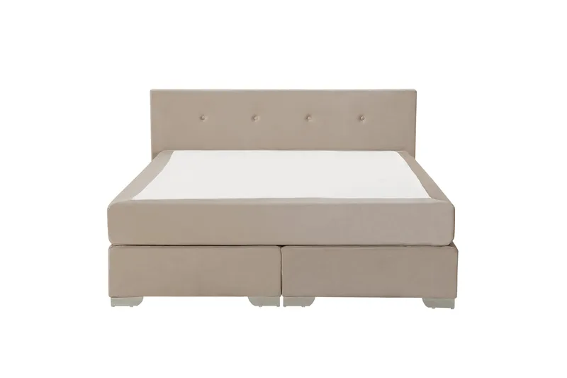 Filipa Sängram 180x200 cm, Beige/Silver