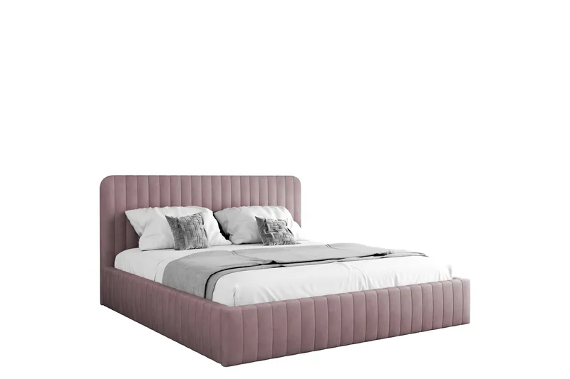 Flanna Sängram 140x200 cm, Rosa