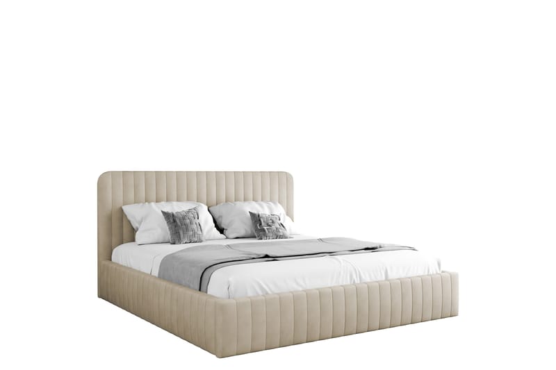 Flanna Sängram 160x200 cm - Beige - Möbler - Sovrum - Sängram & sängstomme