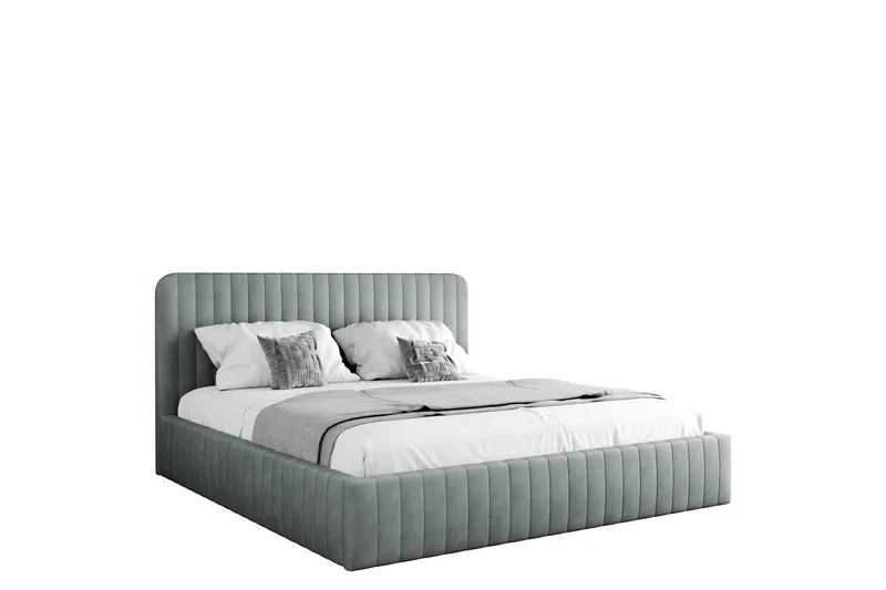 Flanna Sängram 180x200 cm, Ljusgrå