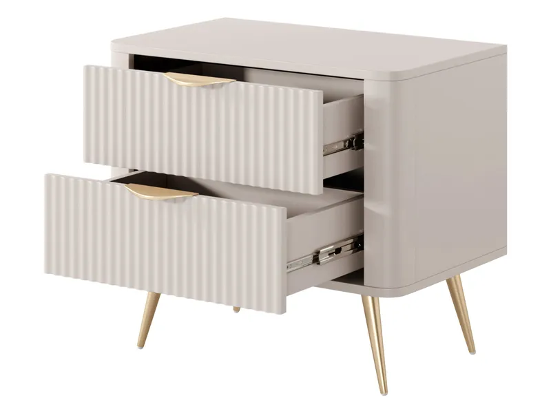 Forba Sängbord 64 cm - vit - Möbler - Sovrum - Sängbord