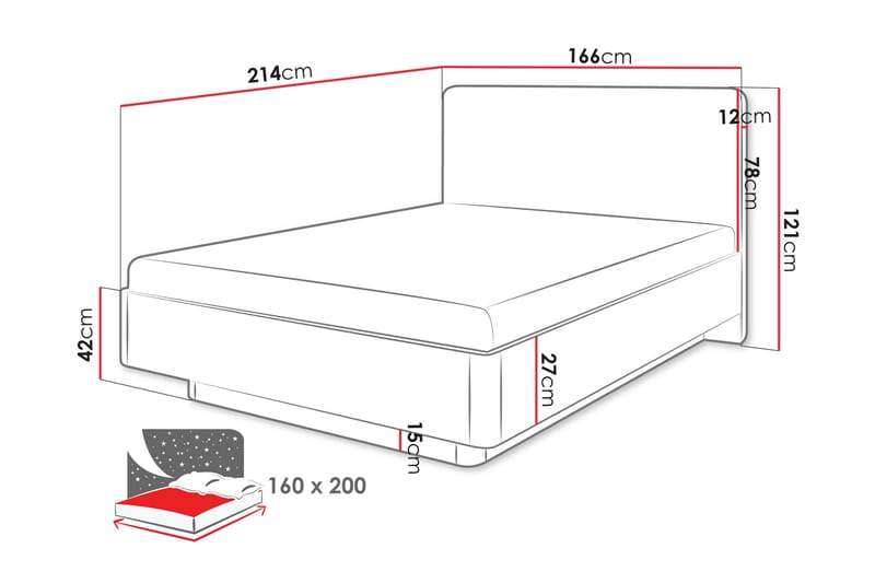 Forba Sängram - Beige - Möbler - Sovrum - Sängram & sängstomme