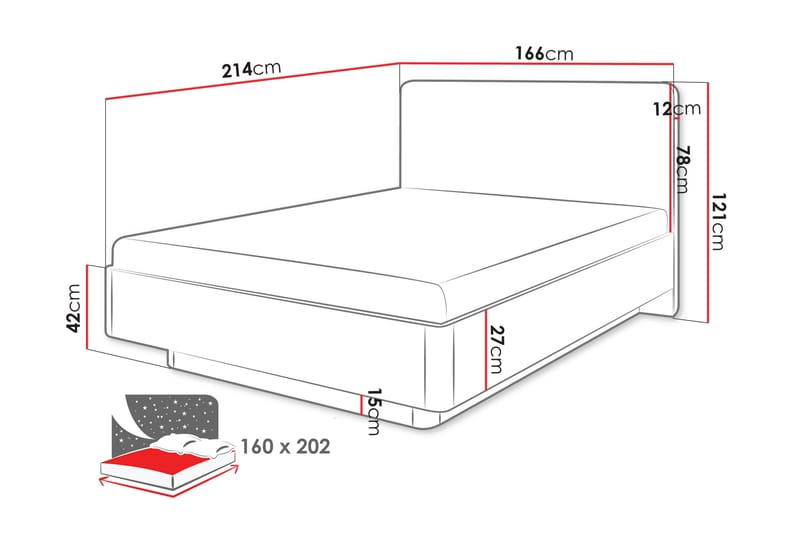 Forba Sängram - Beige - Möbler - Sovrum - Sängram & sängstomme