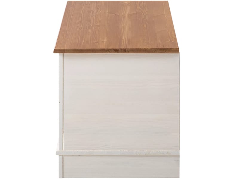 Anita Förvaringskista 80 cm - Vit/Honung - Möbler - Sovrum - Förvaring sovrum - Sängkista