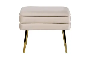 Förvaringsbänk Odessa Beige/guld - Beige/guld - Möbler - Sovrum - Förvaring sovrum - Sängkista