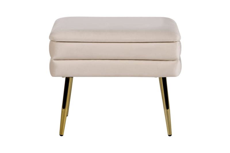Förvaringsbänk Odessa Beige/guld - Beige/guld - Möbler - Sovrum - Förvaring sovrum - Sängkista