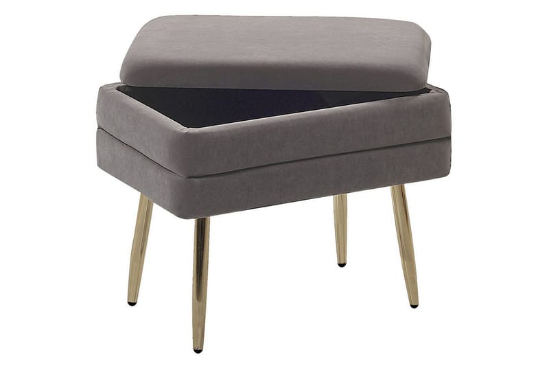 Förvaringsbänk Odessa Grå/guld - Grå/guld - Möbler - Sovrum - Förvaring sovrum - Sängkista