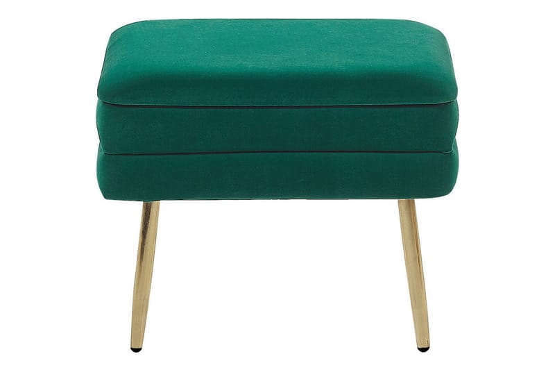 Förvaringsbänk Odessa Grön/guld - Grön/guld - Möbler - Sovrum - Förvaring sovrum - Sängkista