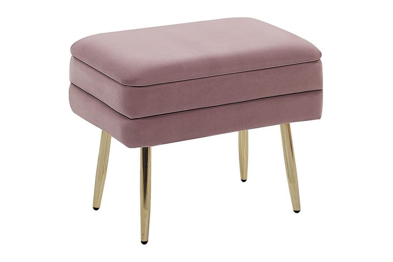 Förvaringsbänk Odessa Rosa/guld - Rosa/guld - Möbler - Sovrum - Förvaring sovrum - Sängkista