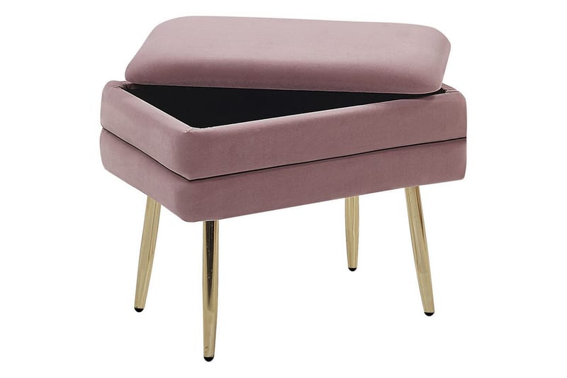 Förvaringsbänk Odessa Rosa/guld - Rosa/guld - Möbler - Sovrum - Förvaring sovrum - Sängkista